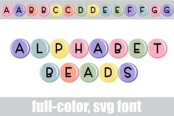 Alphabet Beads Typeface Review for Branding