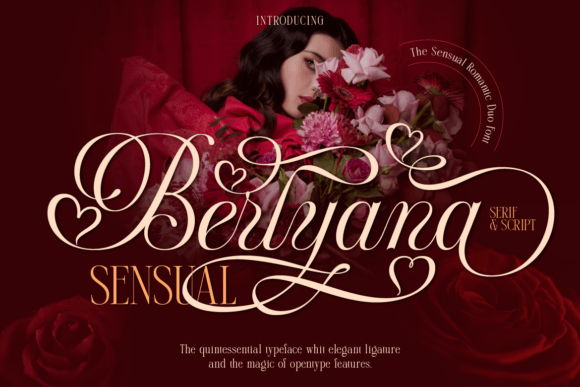 Berlyana Sensual Font for Elegant Branding