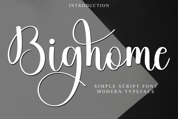 Bighome Font: Elevate Your Brand Identity
