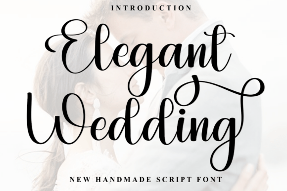 Elegant Wedding Font for Handmade Creators