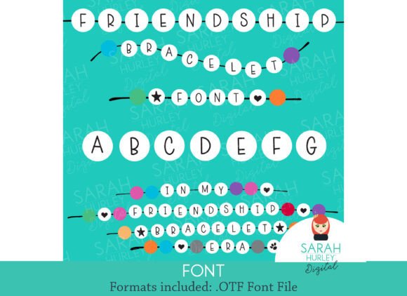 Friendship Bracelet Typeface for Playful Web Design