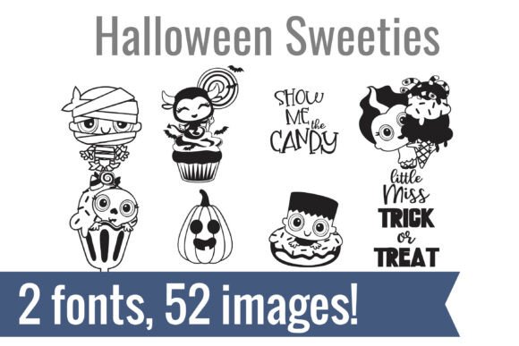 Halloween Sweeties Font for Spooky Crafts