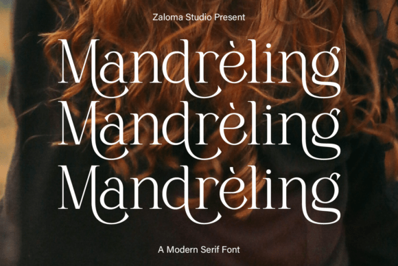 Mandreling Font: Elegant Serif for Designers