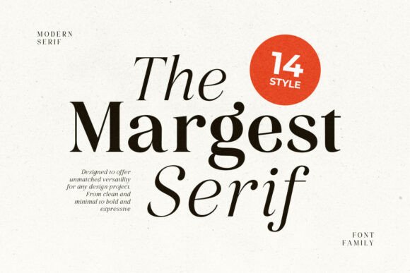 Margest: The Modern Serif Font for Premium Branding