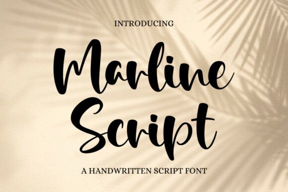 Marline Script Font for Modern Campaign Design