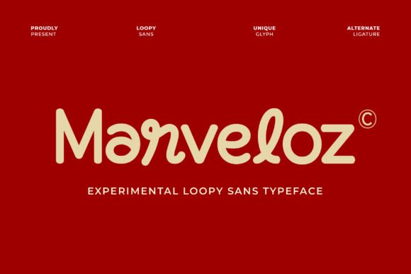 Marveloz Typeface for Editorial Design