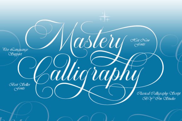 Mastery Calligraphy: A Premium Script Typeface for Designers