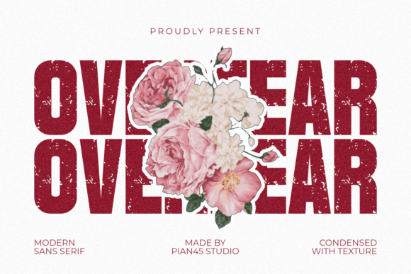 Over Fear Typeface for Bold Maker Branding