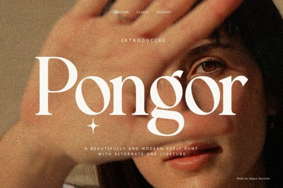 Pongor: A Premium Serif Typeface for Elegant Branding
