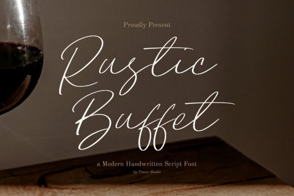 Rustic Buffet Font: Elevating Small Business Branding