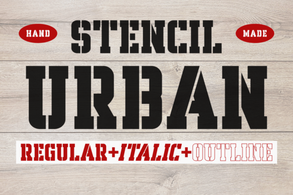 Stencil Urban: The Slab Serif Font for Bold Marketing