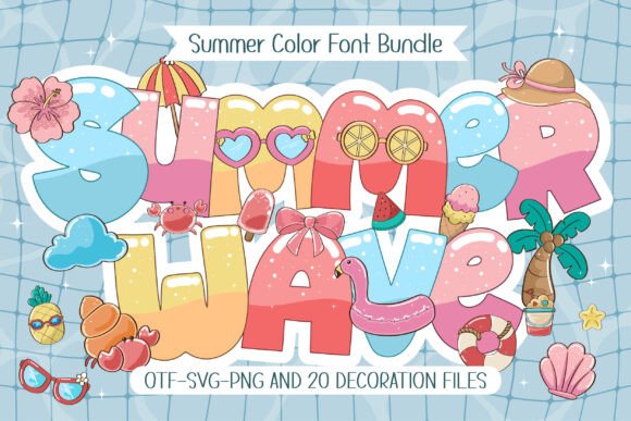 Summer Wave Font for Vibrant Brand Identity