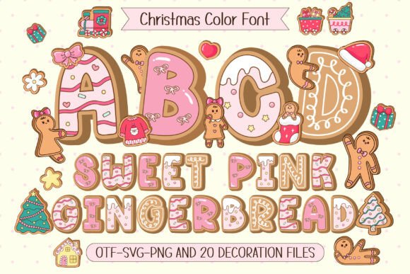 Sweet Pink Gingerbread Font for Modern Branding