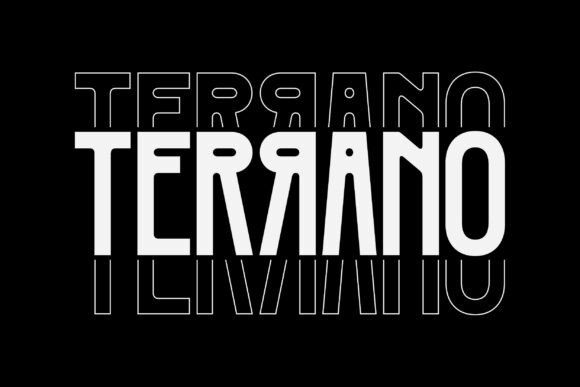 Terrano: A Futuristic Display Font for Digital Brands