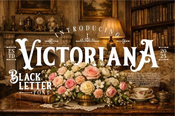 Victoriana: The Ultimate Blackletter Font for Bold Branding
