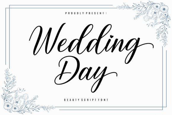 Wedding Day Typeface for Elegant Branding
