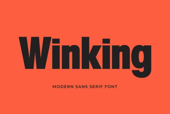 Winking Font: A Modern Sans Serif for Brand Clarity
